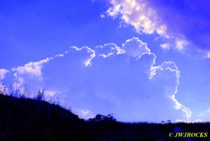 Backlit Clouds Above Me