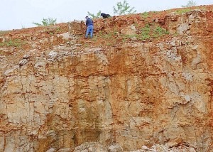 Me Up on the Ledge Above the Quarry Floor