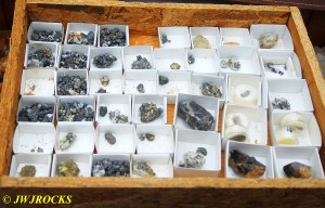 Box Brookites and Smokey Quartz